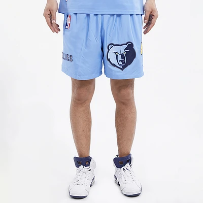 Pro Standard Mens Grizzlies Classic Woven Shorts - Carolina/Carolina