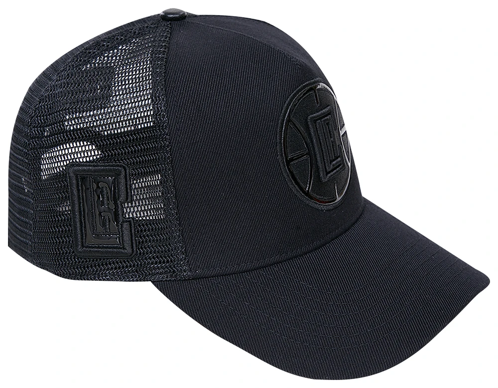 Pro Standard Mens Pro Standard Clippers Black Out Classic Trucker - Mens Black/Black Size One Size