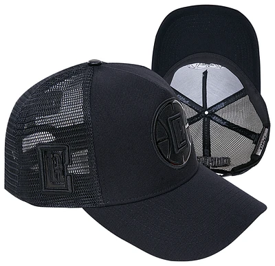 Pro Standard Mens Pro Standard Clippers Black Out Classic Trucker - Mens Black/Black Size One Size