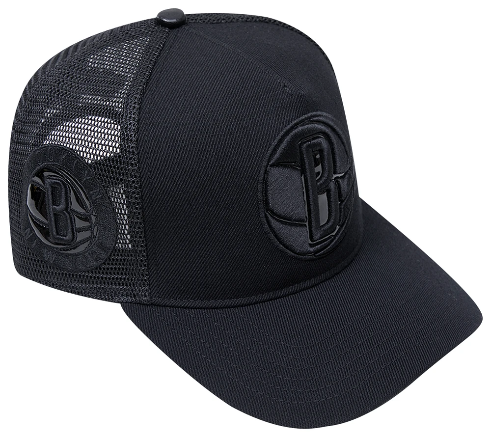 Pro Standard Mens Pro Standard Nets Black Out Classic Trucker - Mens Black/Black Size One Size