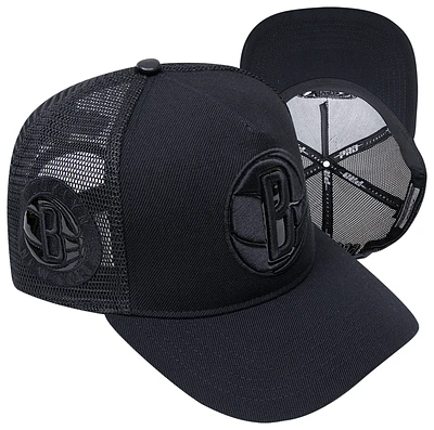 Pro Standard Mens Pro Standard Nets Black Out Classic Trucker - Mens Black/Black Size One Size