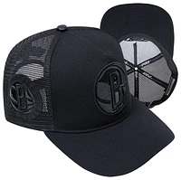 Pro Standard Mens Pro Standard Nets Black Out Classic Trucker - Mens Black/Black Size One Size