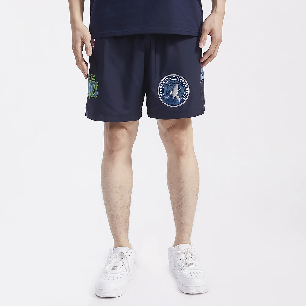 Pro Standard Timberwolves Classic Woven Shorts - Men's