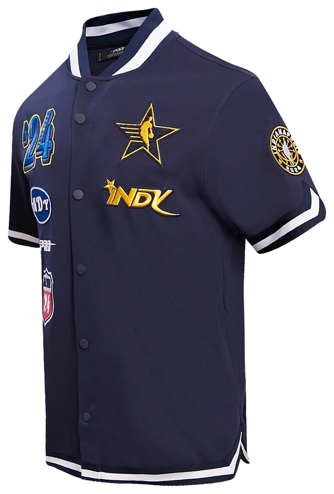 Pro Standard Mens NBA All Star 24 Warm Up Jacket - Navy/Navy