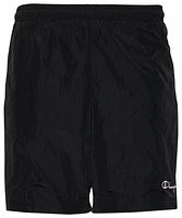 Champion Mens Champion Nylon Shorts - Mens White/Black Size XL