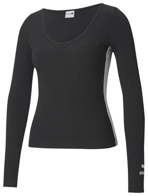 PUMA Classic Rib Longsleeve Top