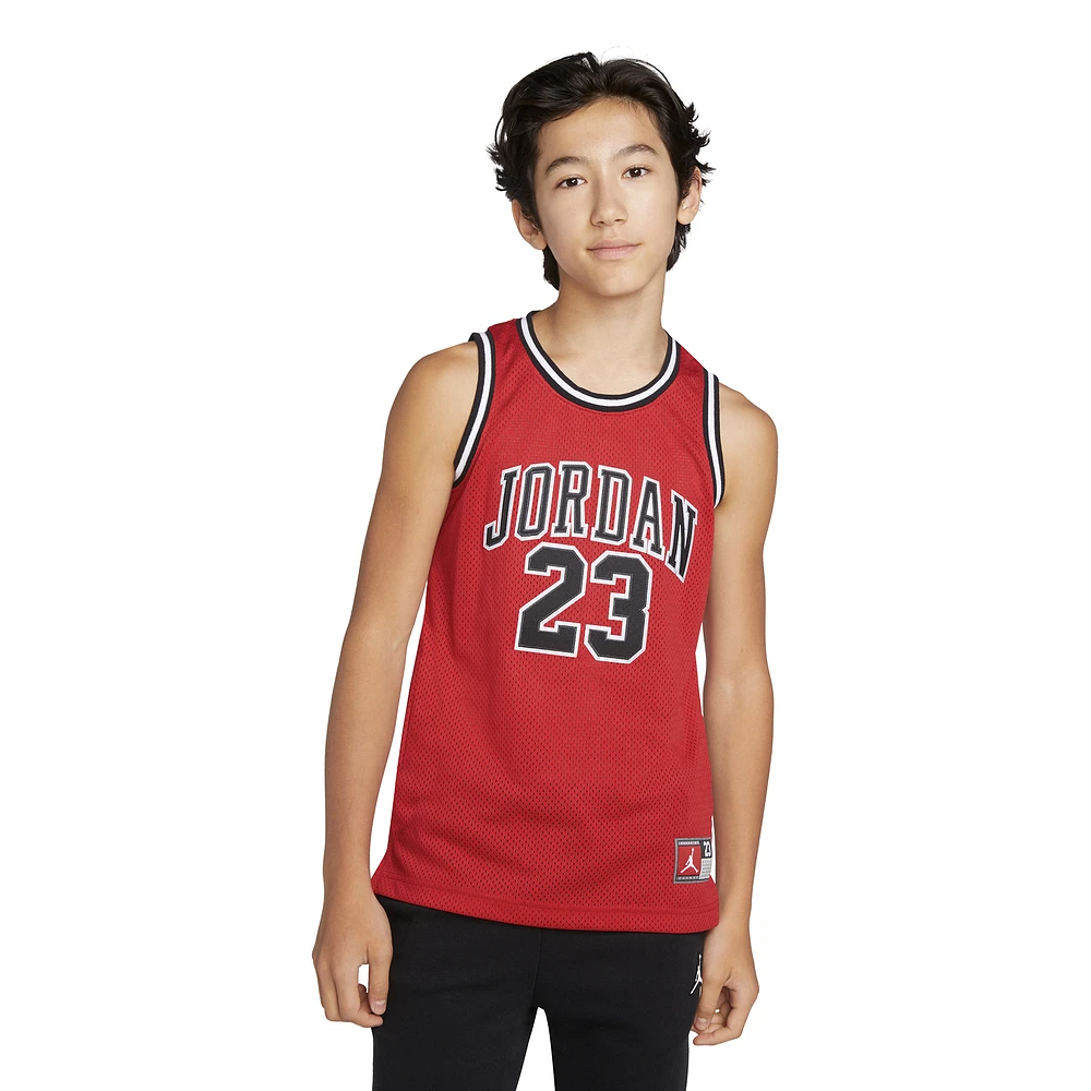 Jordan Boys 23 Jersey - Boys' Grade School Black/Red