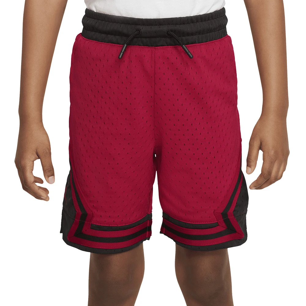 Jordan Boys Jordan Air Diamond Shorts - Boys' Preschool Red/Black Size 4