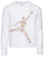 Jordan Jumpman Flower Long Sleeve T-Shirt - Girls' Grade School