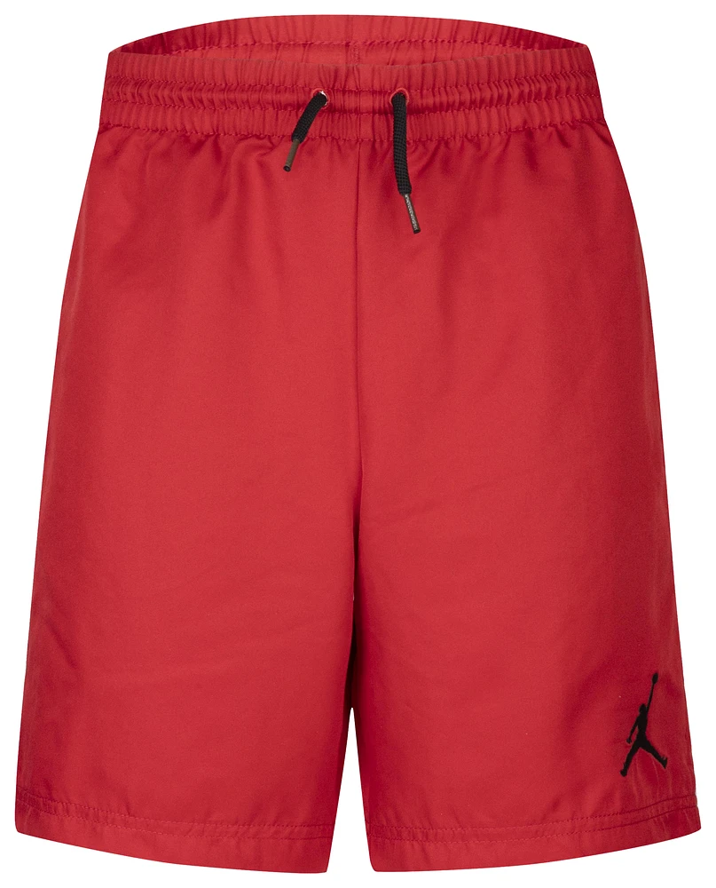 Jordan Boys Jumpman Woven Play Shorts - Boys' Grade School Red/Black