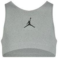 Jordan Girls Jumpman Solid Sports Bra - Girls' Grade School Carbon Heather