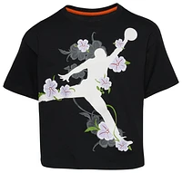 Jordan Girls Jordan Garden T-Shrt - Girls' Grade School Purple/Black Size L