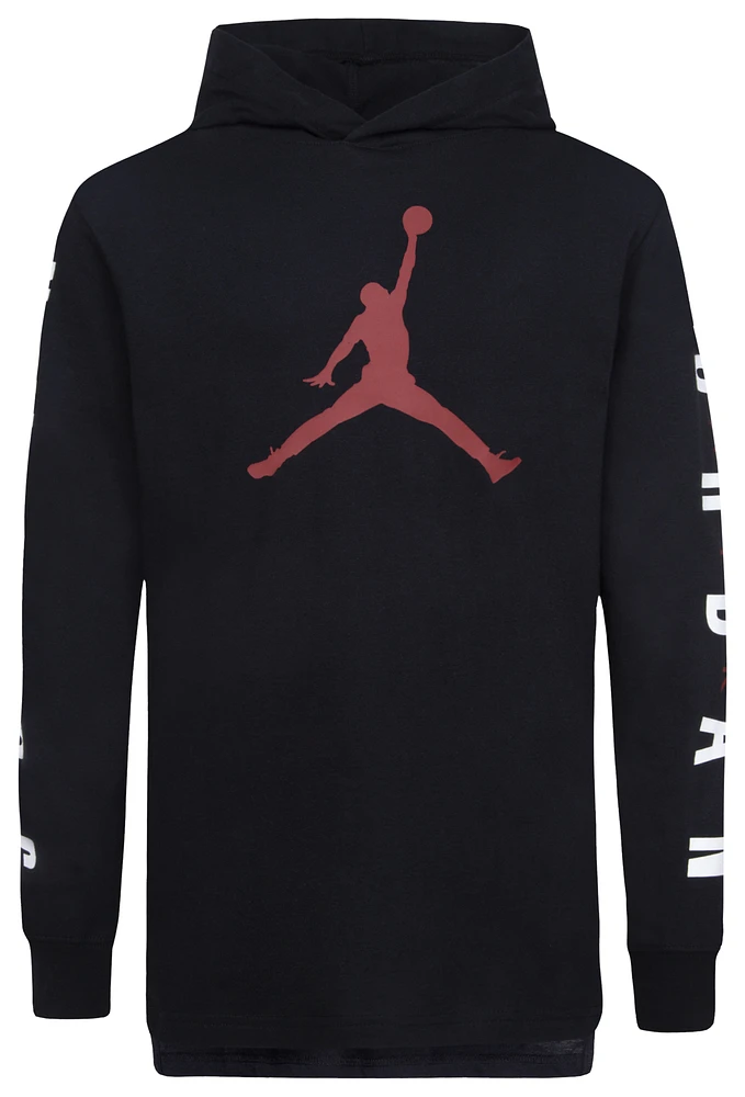 Jordan Hooded Long Sleeve T-Shirt - Boys' Grade School