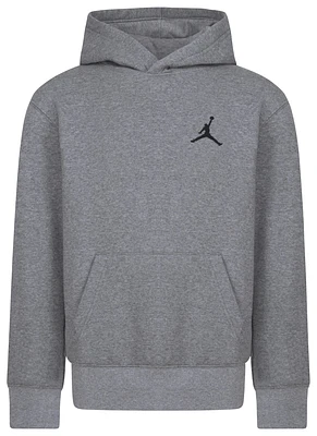 Jordan Boys MJ Essentials Pullover Hoodie - Boys' Grade School Carbon Heather/Grey