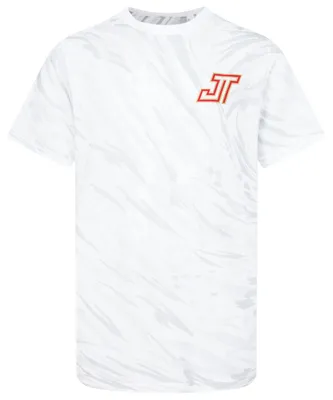 Jordan Boys Jordan Tatum Zoo T-Shirt - Boys' Grade School White/Red Size L