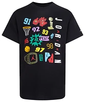 Jordan Boys 2X 3 Peat Short Sleeve T-Shirt - Boys' Grade School Black/Black