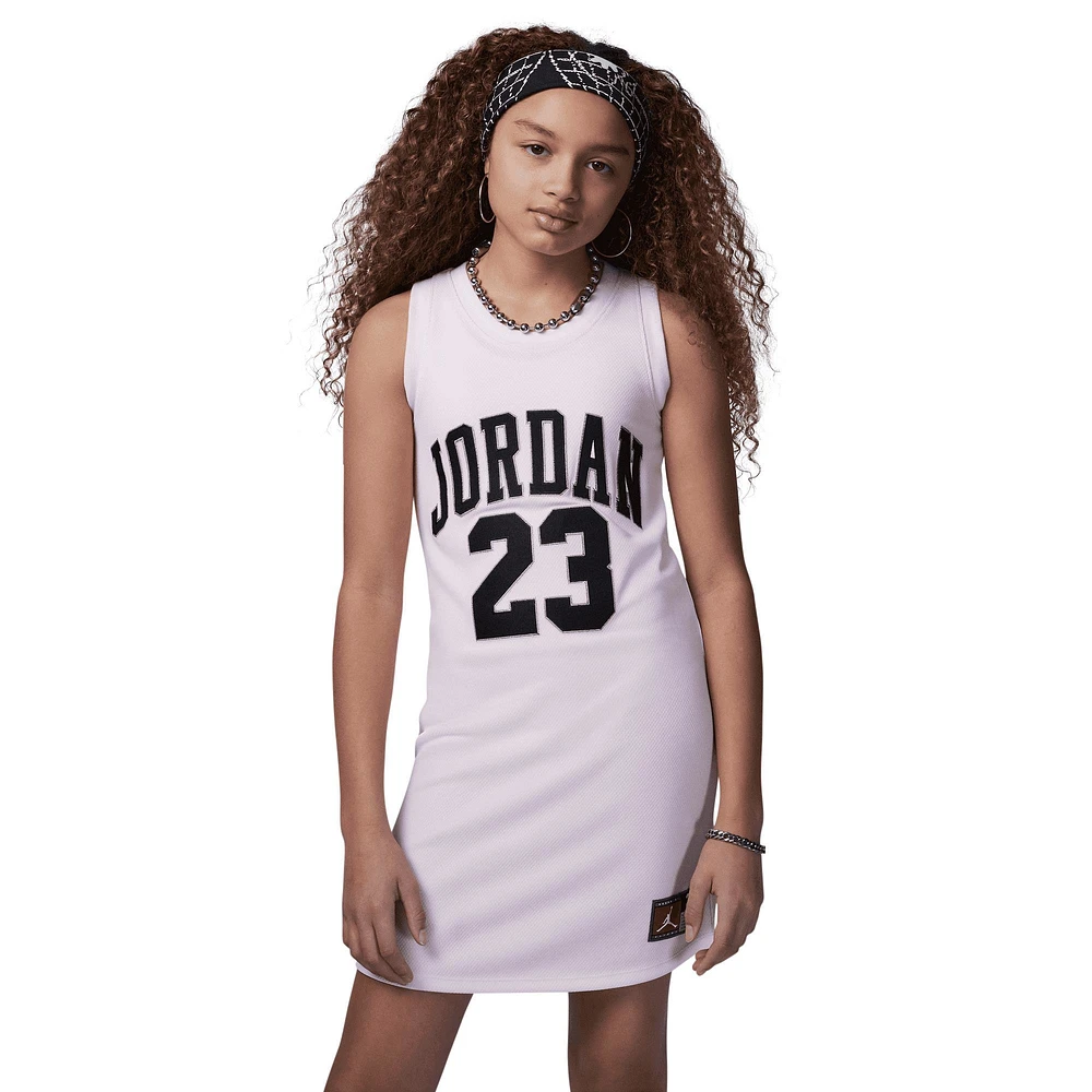 Jordan Girls 23 Jersey Dress - Girls' Grade School Pink/Black