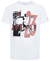 Jordan Boys Retro Spec T-Shirt - Boys' Grade School White/Red