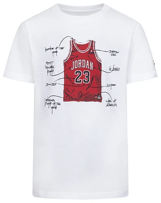 Jordan Boys The Jersey Short Sleeve T-Shirt - Boys' Grade School Red/White