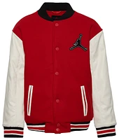 Jordan Boys Jordan Varsity Jacket - Boys' Grade School Gym Red/White Size M