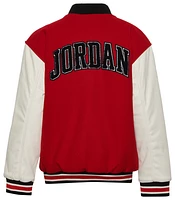 Jordan Boys Jordan Varsity Jacket - Boys' Grade School Gym Red/White Size M