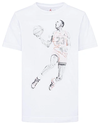 Jordan Boys Jumpman Jersey T-Shirt - Boys' Grade School White