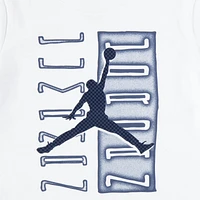 Jordan Boys AJ11 Vertical Columns Short Sleeve T-Shirt - Boys' Toddler Navy/White