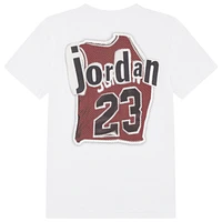 Jordan Boys Jersey Collage Short Sleeve T-Shirt - Boys' Grade School White