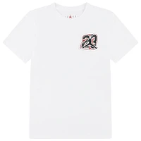 Jordan Boys Jersey Collage Short Sleeve T-Shirt - Boys' Grade School White