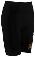 PUMA Girls PUMA Bike Shorts - Girls' Grade School Black/Black Size L