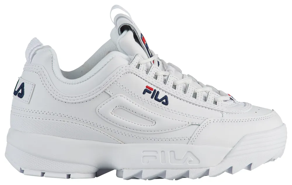 Fila Womens Disruptor II Premium - Training Shoes Navy/White/Red