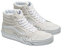 Vans Mens Sk8 Hi Flame - Skate Shoes White/White