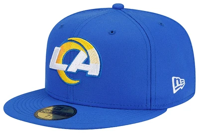 New Era Mens New Era Rams Patch Up 59Fifty Fitted Cap