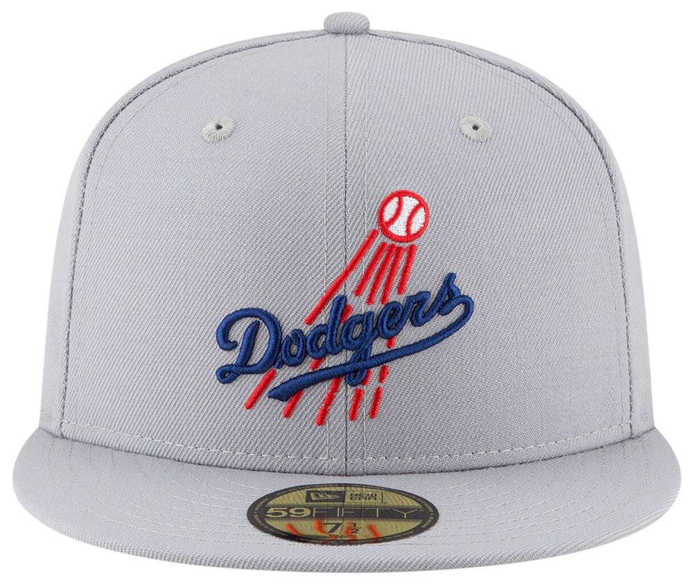 New Era Dodgers Cooperstown Logo 59Fifty Fitted Cap