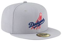 New Era Dodgers Cooperstown Logo 59Fifty Fitted Cap