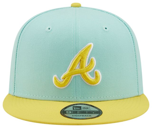 Men's Atlanta Braves New Era Yellow Icon Color Pack 59FIFTY