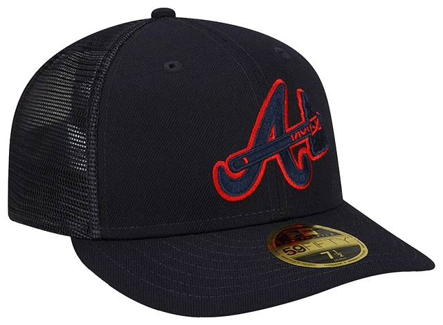 Atlanta Braves GROOVY Navy Fitted Hat by New Era