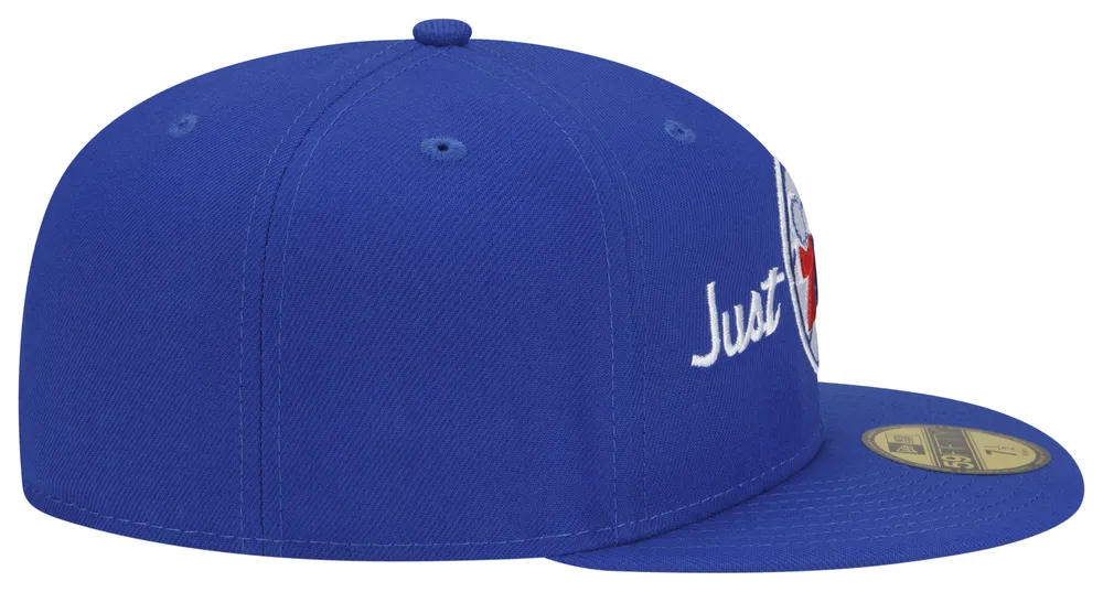 New Era Mens New Era 76ers 59Fifty x Just Don Fitted Cap - Mens Blue/White Size 7
