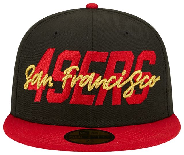 SF Script New Era 5950 Fitted Hats (SAN FRANCISCO 49ERS COLOR WAY)