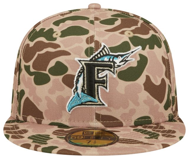 New Era Marlins 59Fifty MLB Duck Camo Fit