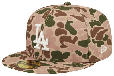 New Era Dodgers 59Fifty MLB Duck Camo Fit