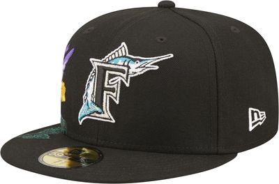 New Era Marlins 59Fifty Blooming Floral Fitted Caps