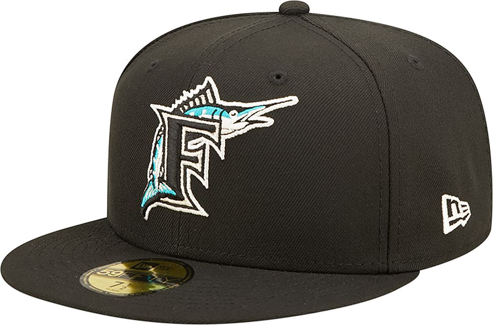 New Era 59FIFTY MLB Florida Marlins Pop Sweat Fitted Hat 7 1/8