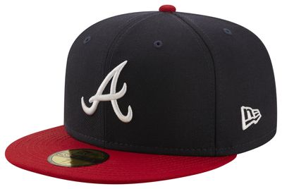 New Era Braves 5950 Day 21 Side Patch Fitted Cap