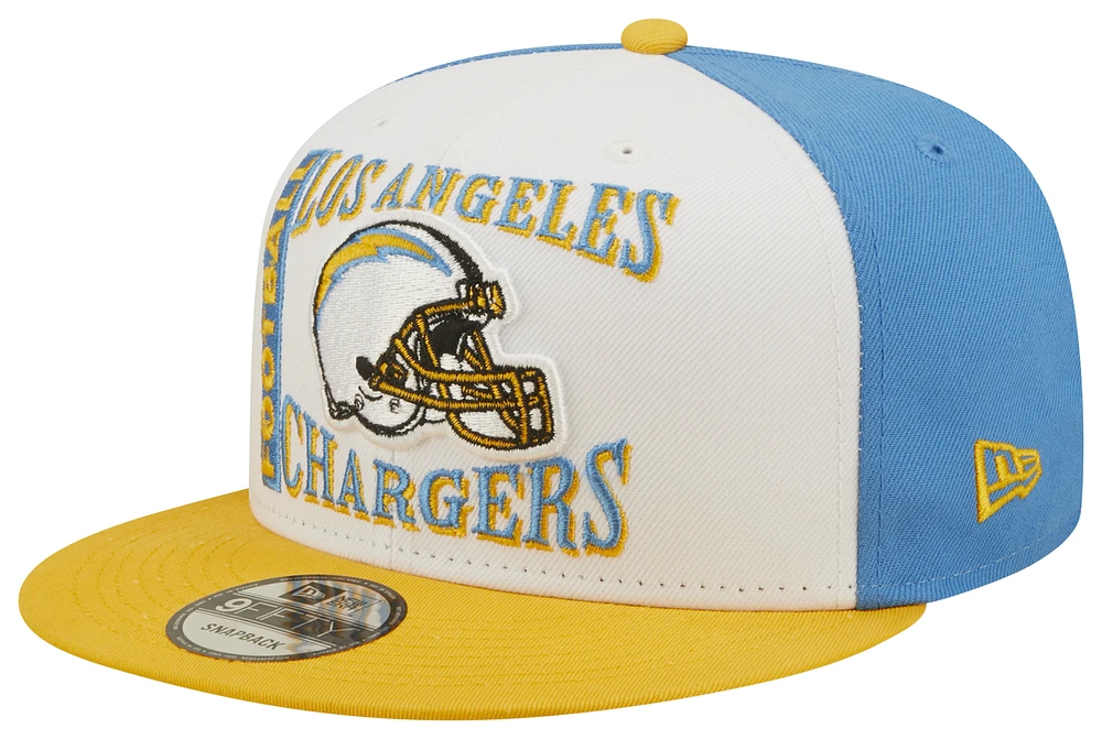 Los Angeles Chargers New Era Woodland Trucker 2.0 9FIFTY Snapback