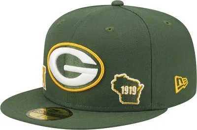 New Era Packers City Identity Fitted Cap - Men's