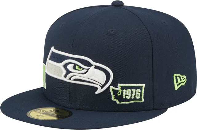 Seattle Seahawks New Era Toasted Peanut 59FIFTY Fitted Hat - Olive/Brown