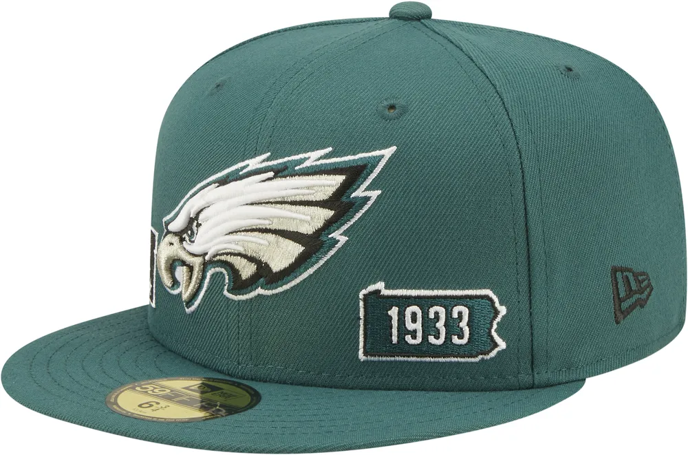 New Era Eagles City Identity Fitted Cap - Men's