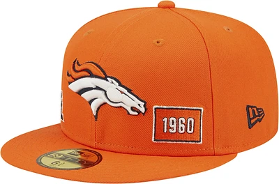 New Era Broncos City Identity Fitted Cap - Men's