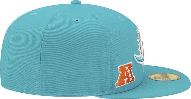 Miami Marlins New Era Neon Eye 59FIFTY Fitted Hat - White